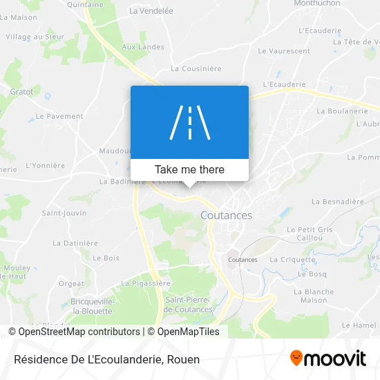 Résidence De L'Ecoulanderie map