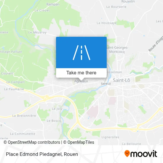 Place Edmond Piedagnel map