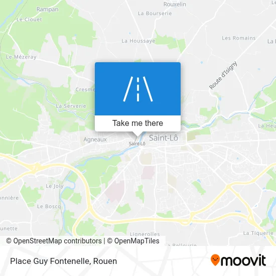 Place Guy Fontenelle map