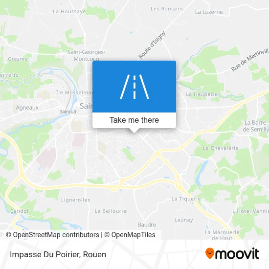 Impasse Du Poirier map