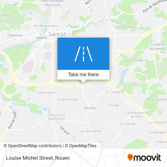 Rue Louise Michel map