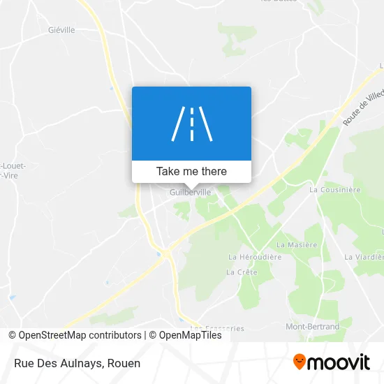Rue Des Aulnays map
