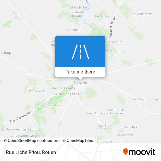 Rue Liche Friou map
