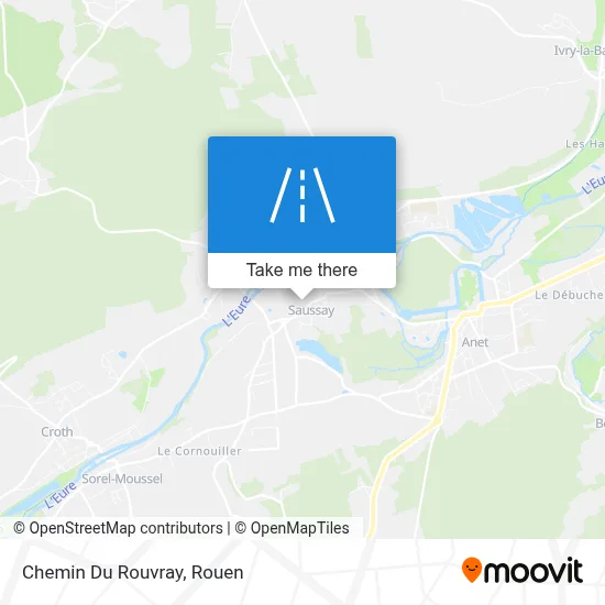 Chemin Du Rouvray map