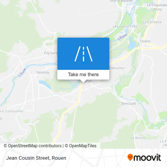 Mapa Rue Jean Cousin
