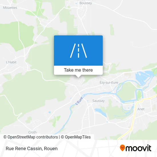 Mapa Rue Rene Cassin
