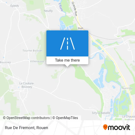 Rue De Fremont map