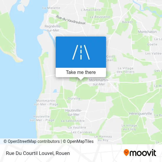 Mapa Rue Du Courtil Louvel