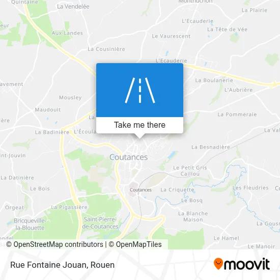 Mapa Rue Fontaine Jouan