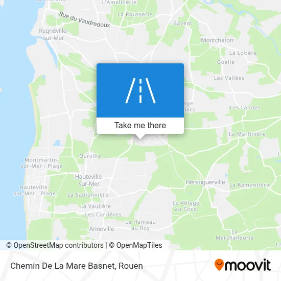 Chemin De La Mare Basnet map