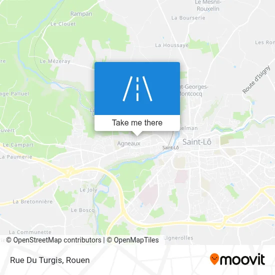 Rue Du Turgis map