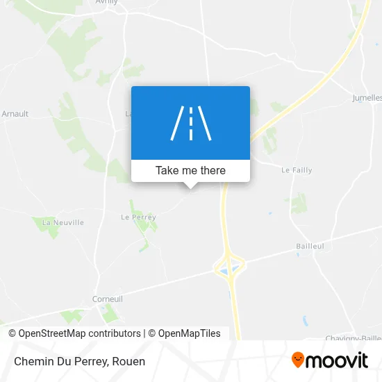 Mapa Chemin Du Perrey