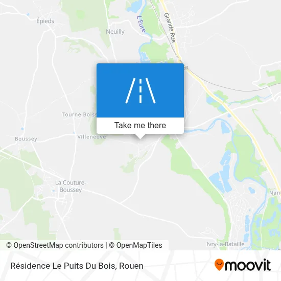 Mapa Résidence Le Puits Du Bois