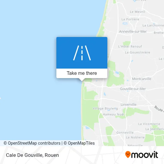 Cale De Gouville map
