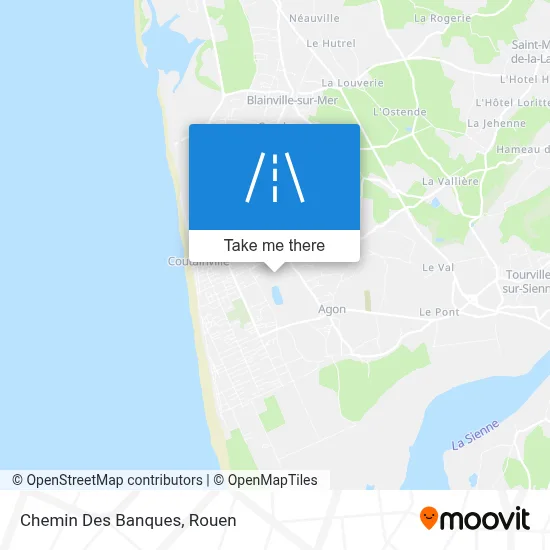 Chemin Des Banques map