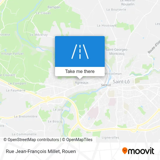 Rue Jean-François Millet map