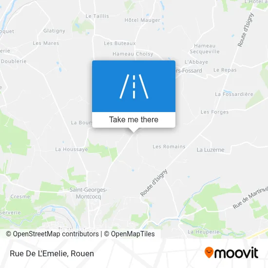 Rue De L'Emelie map