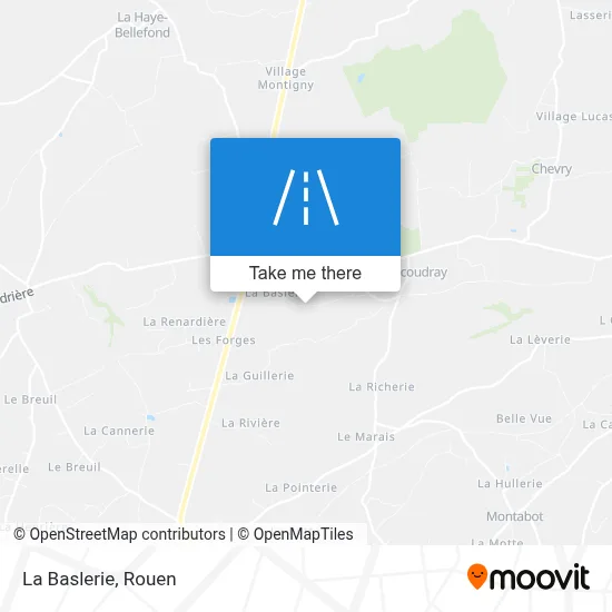 La Baslerie map