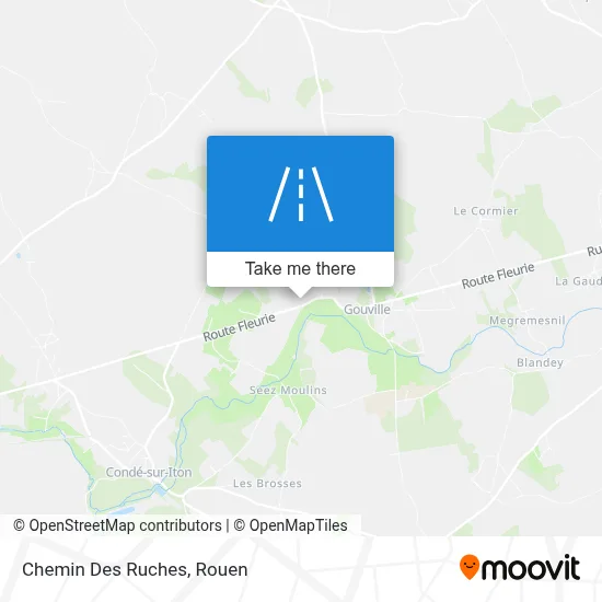 Chemin Des Ruches map