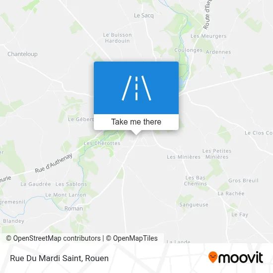 Rue Du Mardi Saint map