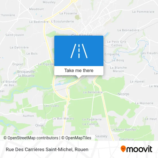 Rue Des Carrières Saint-Michel map