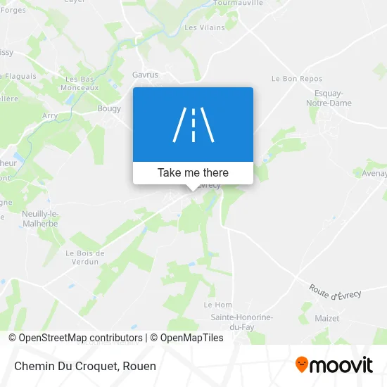 Chemin Du Croquet map