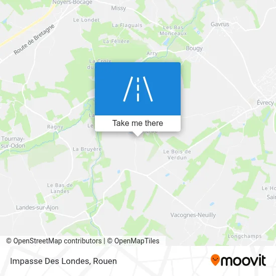 Impasse Des Londes map