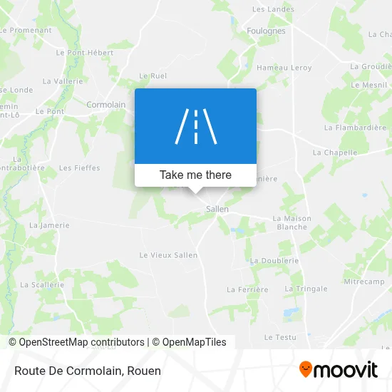 Route De Cormolain map
