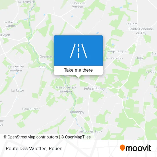 Route Des Valettes map