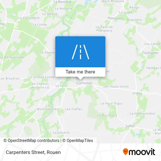 Mapa Rue Des Charpentiers