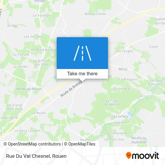 Rue Du Val Chesnel map