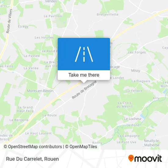 Rue Du Carrelet map