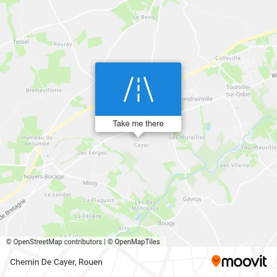 Chemin De Cayer map