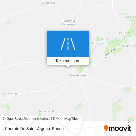 Chemin De Saint-Aignan map