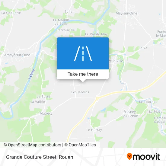 Rue De La Grande Couture map