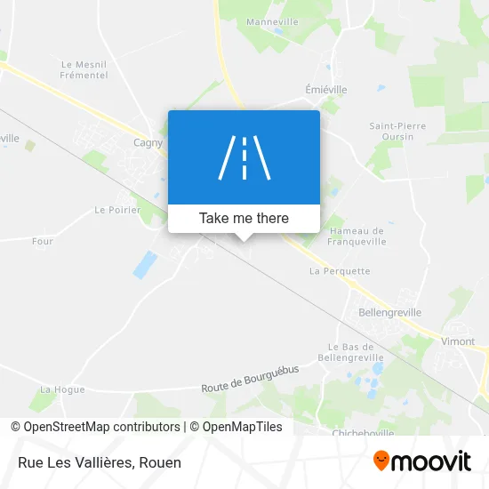 Rue Les Vallières map