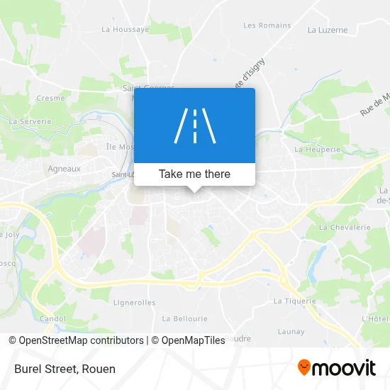 Mapa Rue Du Burel