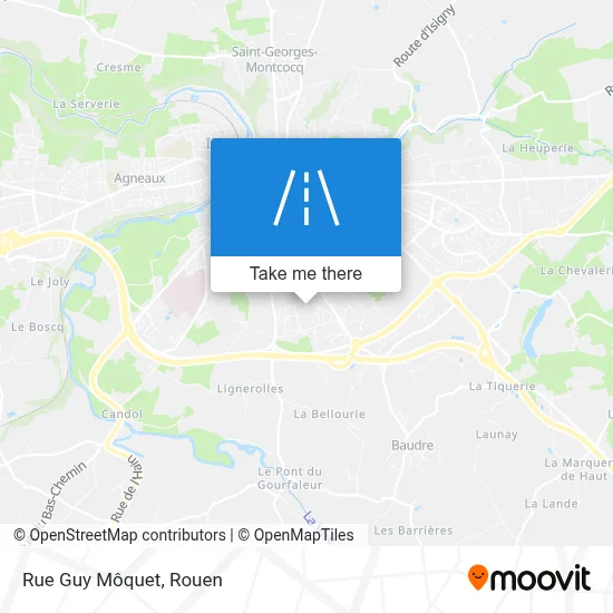 Mapa Rue Guy Môquet