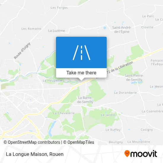 La Longue Maison map