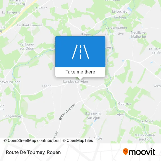 Route De Tournay map