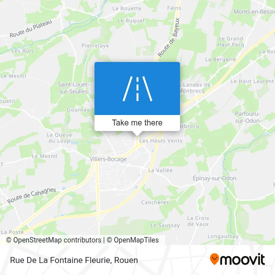 Rue De La Fontaine Fleurie map