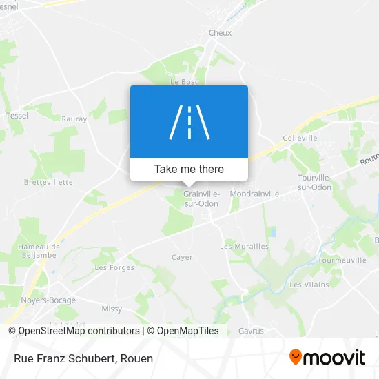Rue Franz Schubert map