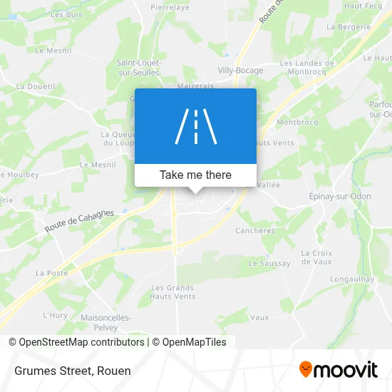 Rue Des Grumes map