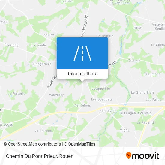 Mapa Chemin Du Pont Prieur