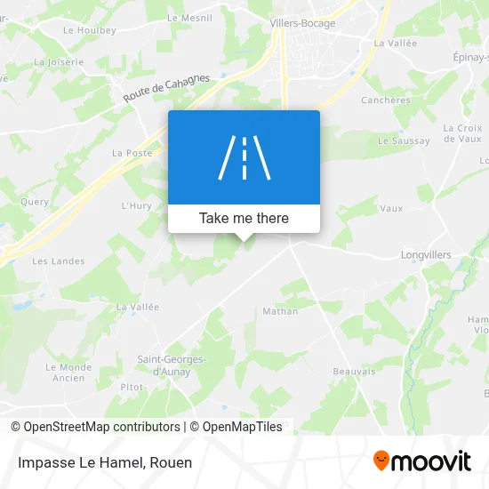 Impasse Le Hamel map