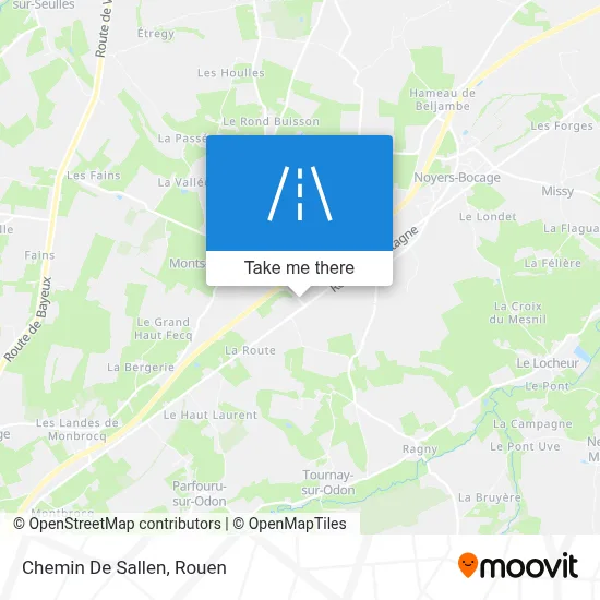 Mapa Chemin De Sallen
