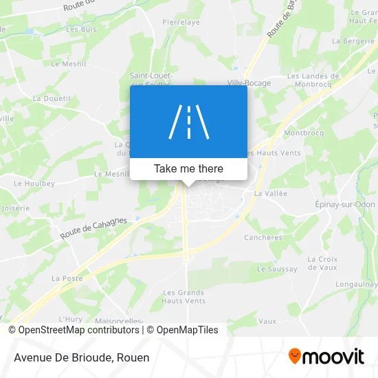 Avenue De Brioude map