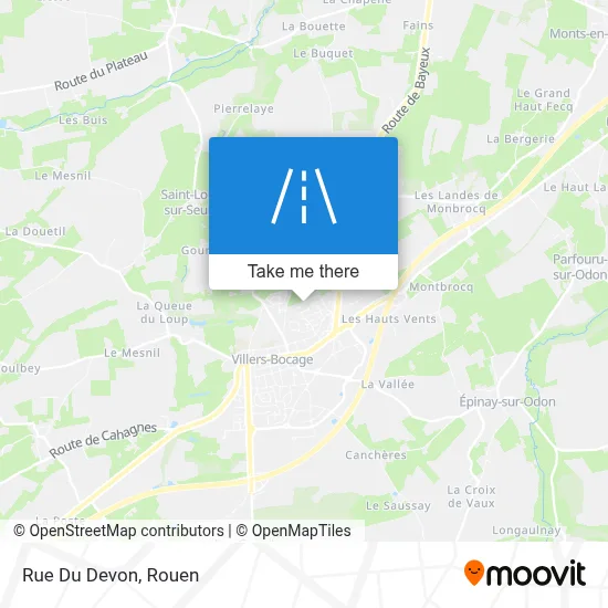 Mapa Rue Du Devon