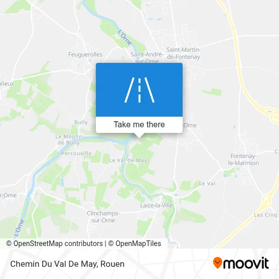 Chemin Du Val De May map