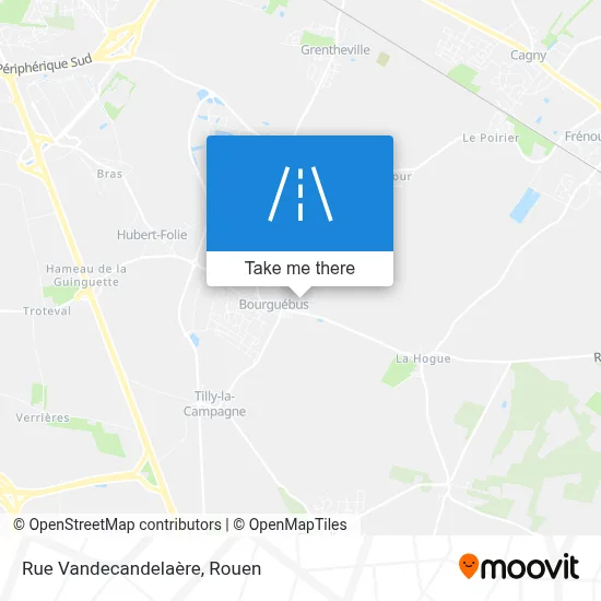 Rue Vandecandelaère map